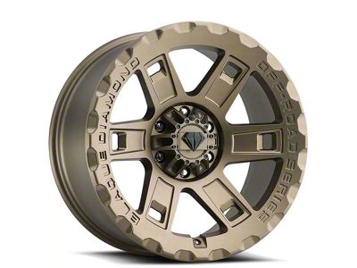 Blaque Diamond Wheels BD-O801 Matte Bronze 6-Lug Wheel; 17x9; 1mm Offset (10-24 4Runner)