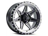 Blaque Diamond Wheels BD-O102 Gloss Black with Machine Face 6-Lug Wheel; 18x9; -12mm Offset (21-26 Bronco, Excluding Raptor)
