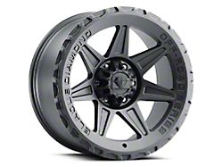 Blaque Diamond Wheels BD-O102 Matte Textured Black Wheel; 22x10; 1mm Offset (20-26 Jeep Gladiator JT)