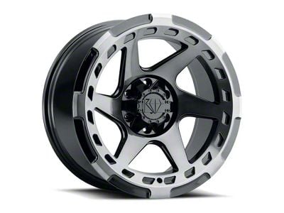 Blaque Diamond Wheels BD-O728 Gloss Black with Machine Face Wheel; 20x10; -18mm Offset (20-25 Jeep Gladiator JT)