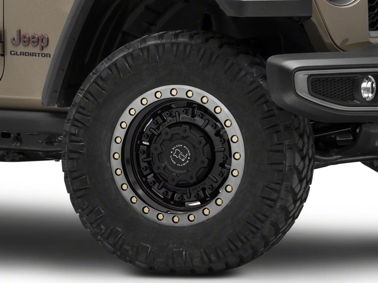 Black Rhino Jeep Gladiator Abrams Textured Matte Gunmetal