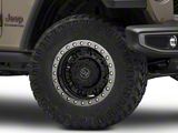 Black Rhino Abrams Gloss Gunblack with Machined Dark Tint Lip Wheel; 17x9.5; -18mm Offset (20-26 Jeep Gladiator JT)