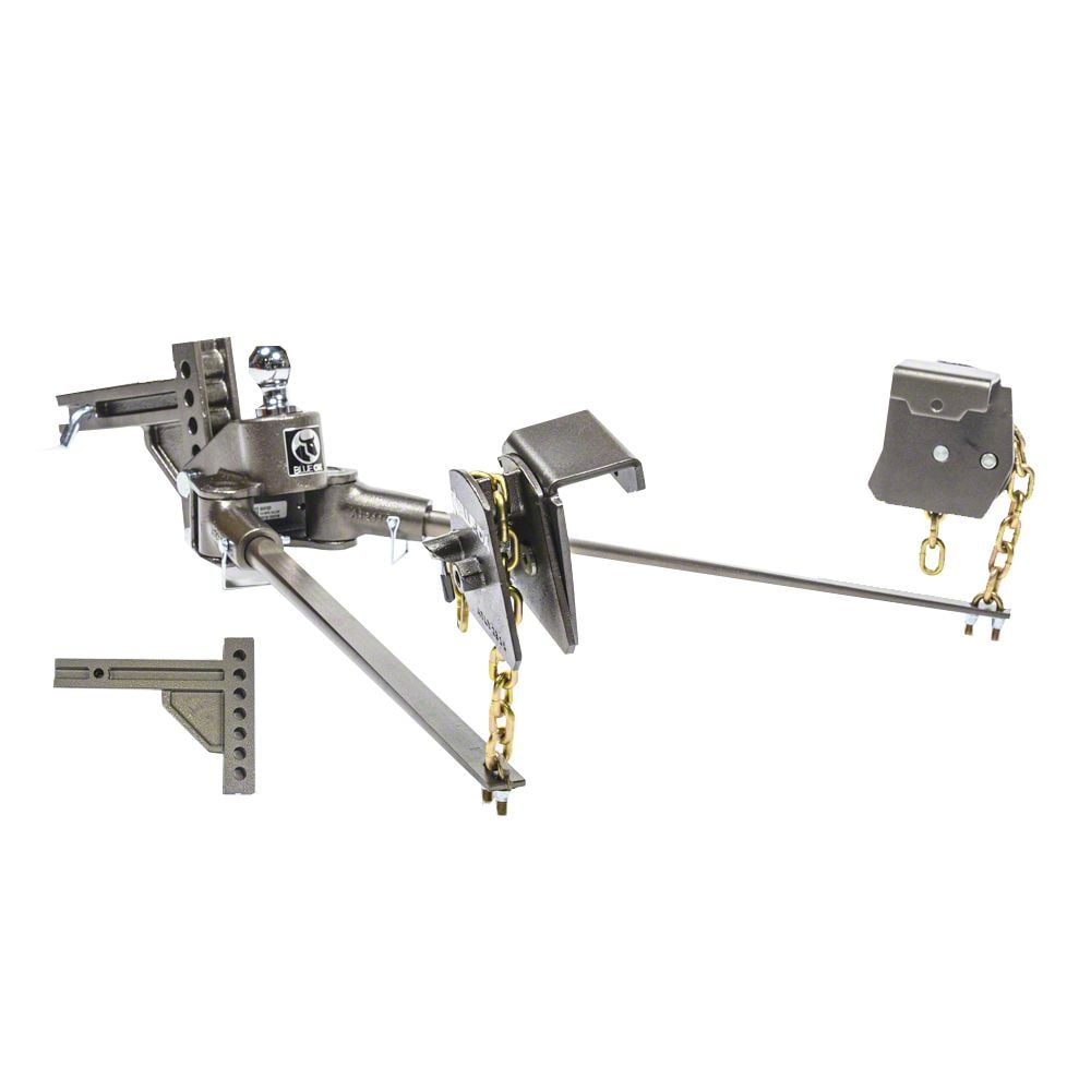 Blue Ox Tundra 2Inch Receiver TrackPro Weight Distribution Hitch with 7Hole Shank; 850 lb