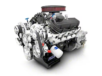 BluePrint Engines Standard Edition Builder Series Small Block Ford 302 C.I. 370 HP Fuel Injected Crate Engine and TKX Manual Transmission with Polished Pulley Kit