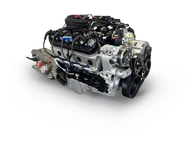 BluePrint Engines Standard Edition Builder Series LS 376 C.I. 530 HP Holley Terminator X EFI System Crate Engine and 4L65/70E Automatic Transmission with Natural Pulley Kit