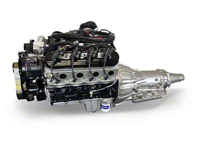 BluePrint Engines Standard Edition Builder Series LS 376 C.I. 530 HP Holley Terminator X EFI System Crate Engine and 4L65/70E Automatic Transmission with Black Pulley Kit