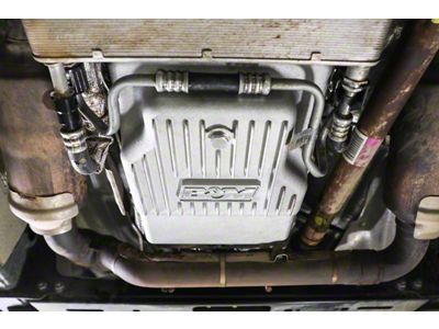 B&M 10R80 Hi-TEK Deep Heavy Duty Transmission Pan; Silver (21-25 Bronco)