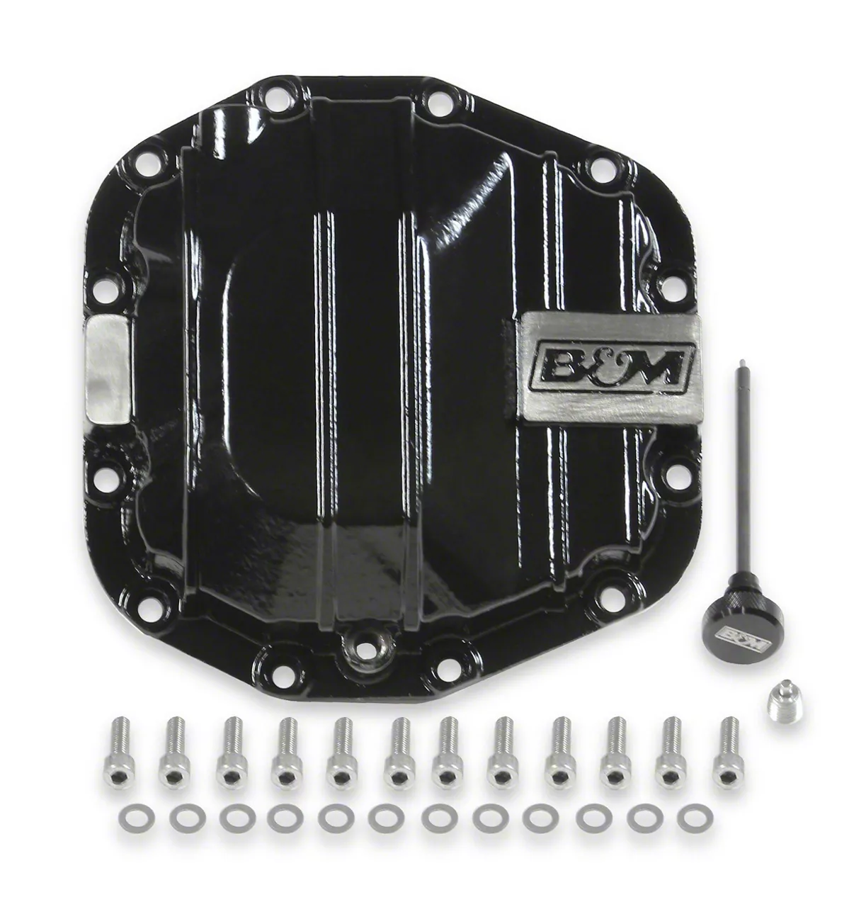 B&M Jeep Wrangler Dana 44 AdvanTek Nodular Iron Rear Differential Cover 12313 (1824 Jeep