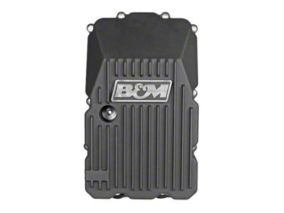 B&M AB60 Hi-Tek Deep Transmission Pan; Black (07-21 Tundra)
