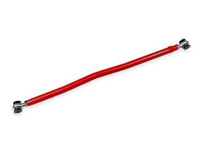 BMR Double Adjustable DOM Panhard Bar; Rod Ends; Red (21-26 Bronco)