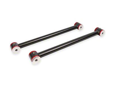 BMR Non-Adjustable DOM Rear Lower Control Arms; Polyurethane Bushings; Black Hammertone (21-26 Bronco)