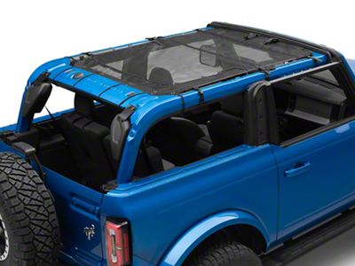 Body Armor 4x4 Mesh Top; Black (21-25 Bronco)