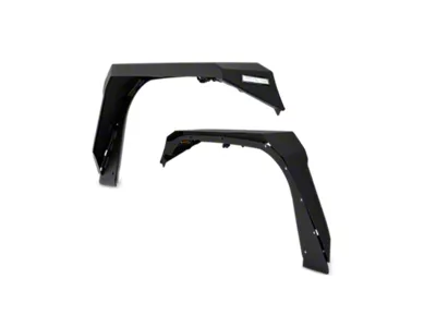 Body Armor 4x4 Front Fender Flares; Textured Black (20-25 Jeep Gladiator JT)