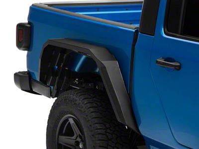 Body Armor 4x4 Rear Fender Flares; Textured Black (20-25 Jeep Gladiator JT)