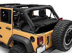 Body Armor 4x4 Interior Storage Rack; Textured Black (07-25 Jeep Wrangler JK & JL 4-Door)