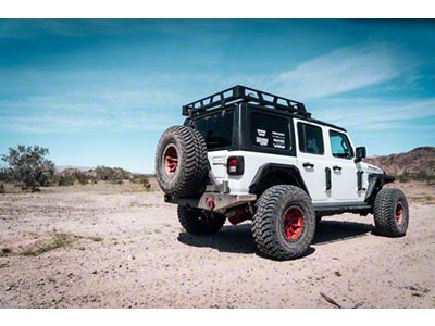 Body Armor 4x4 Single Action Tire Carrier (18-25 Jeep Wrangler JL)