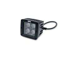 Body Armor 4x4 Blackout LED Cube Lights; Flood Beam (Universal; Some Adaptation May Be Required)