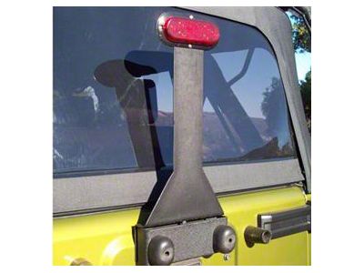 Body Armor 4x4 Third Brake Light Extension (87-18 Jeep Wrangler YJ, TJ & JK)
