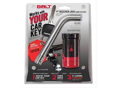BOLT Lock 5/8-Inch Class III, VI and V Trailer Hitch Lock