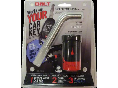BOLT Lock 1/2-Inch Class I and II Trailer Hitch Lock for Center Cut Keys