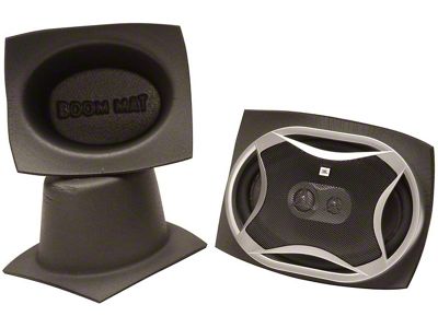 Boom Mat Speaker Baffles; 6x8-Inch Oval (Universal; Some Adaptation May Be Required)