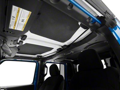 Sound Deadening Headliner Kit; Black Original Finish (20-25 Jeep Gladiator JT w/ Hard Top)