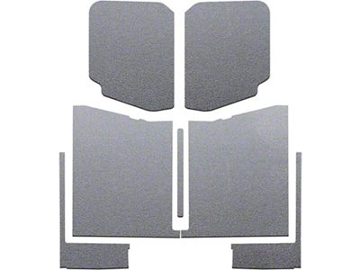 Sound Deadening Headliner Kit; Gray Original Finish (20-25 Jeep Gladiator JT)
