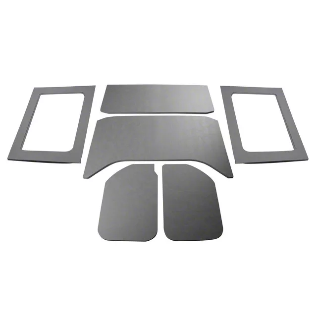 Boom Mat Jeep Wrangler Complete Sound Deadening Headliner Kit; Gray