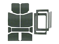 Complete Sound Deadening Headliner Kit; Gray Original Finish (18-25 Jeep Wrangler JL 4-Door w/ Hard Top)