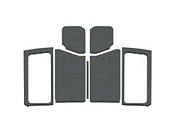 Complete Sound Deadening Headliner Kit; Gray Original Finish (18-25 Jeep Wrangler JL 2-Door w/ Hard Top)