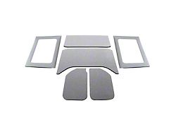 Complete Sound Deadening Headliner Kit; Gray Original Finish (11-18 Jeep Wrangler JK 4-Door w/ Hard Top)