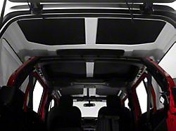 Sound Deadening Headliner; Black Original Finish (18-25 Jeep Wrangler JL 4-Door w/ Hard Top)