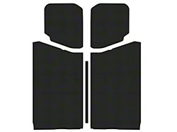Sound Deadening Headliner; Black Original Finish (18-25 Jeep Wrangler JL 2-Door w/ Hard Top)