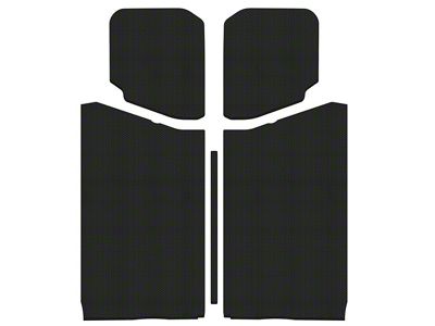 Sound Deadening Headliner; Black Original Finish (18-25 Jeep Wrangler JL 2-Door w/ Hard Top)