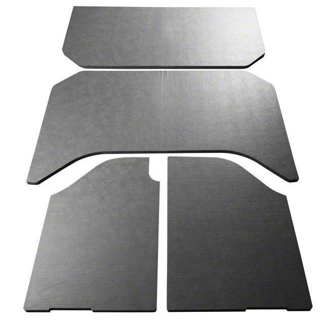 Boom Mat Jeep Wrangler Sound Deadening Headliner; Gray Leather Look 50157 (0710 Jeep Wrangler