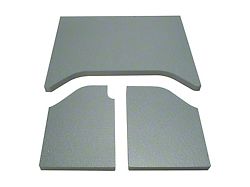 Sound Deadening Headliner; Gray Original Finish (07-10 Jeep Wrangler JK 4-Door w/ Hard Top)