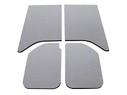 Sound Deadening Headliner; Gray Original Finish (11-18 Jeep Wrangler JK 2-Door w/ Hard Top)