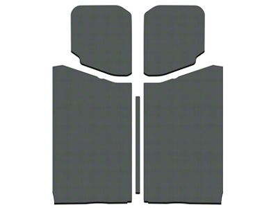 Sound Deadening Headliner; Gray Original Finish (18-25 Jeep Wrangler JL 2-Door w/ Hard Top)