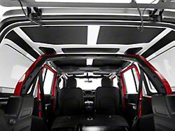 Sound Deadening Headliner Kit; Black Leather Look (18-25 Jeep Wrangler JL 4-Door w/ Hard Top)
