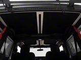 Sound Deadening Headliner Kit; Black Original Finish (18-26 Jeep Wrangler JL 2-Door w/ Hard Top)