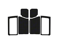 Sound Deadening Headliner Kit; Black Original Finish (18-25 Jeep Wrangler JL 2-Door w/ Hard Top)