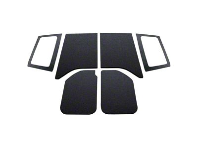 Sound Deadening Headliner Kit; Black Original Finish (11-18 Jeep Wrangler JK 2-Door w/ Hard Top)