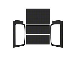 Sound Deadening Headliner Kit; Black Original Finish (04-06 Jeep Wrangler TJ Unlimited)