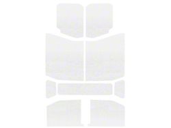 Sound Deadening Headliner; White Original Finish (18-25 Jeep Wrangler JL 4-Door w/ Hard Top)