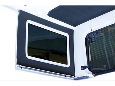 Sound Deadening Rear Side Window Kit; Black Original Finish (11-18 Jeep Wrangler JK 4-Door w/ Hard Top)