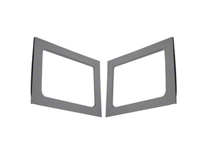 Sound Deadening Rear Side Window Kit; Gray Leather Look (11-18 Jeep Wrangler JK 4-Door w/ Hard Top)