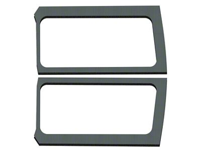 Sound Deadening Rear Side Window Kit; Gray Original Finish (18-25 Jeep Wrangler JL 2-Door w/ Hard Top)