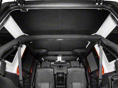 Sound Deadening Headliner; Black (07-10 Jeep Wrangler JK 4-Door)