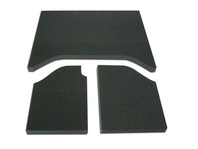 Sound Deadening Headliner; Black (07-10 Jeep Wrangler JK 2-Door)