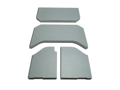 Sound Deadening Headliner; Gray (11-18 Jeep Wrangler JK 4-Door)